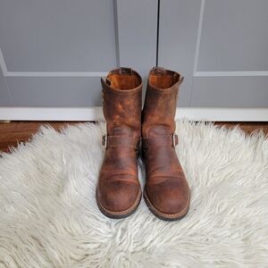 Red Wing Shoes Dark Brown Leather Footwear